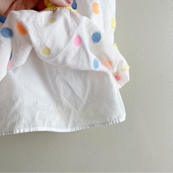 Lilly Pulitzer Byrde Top, Embroidered with Pom-Pom Hem, Adjustable Straps, XS - Picture 7 of 11